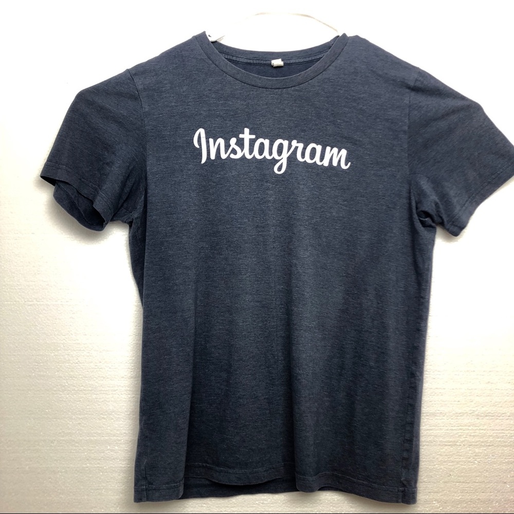 Instagram Marled Blue Men's Tee-Shirt Size Large